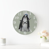 SHIH TZU GROßE WANDUHR (Zuhause)