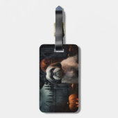 Shih Tzu Halloween Beängstigend Gepäckanhänger (Rückseite vertikal)