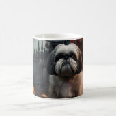 Shih Tzu Halloween Beängstigend Kaffeetasse (Mittel)