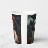 Shih Tzu Halloween Beängstigend Pappbecher (Rechts)