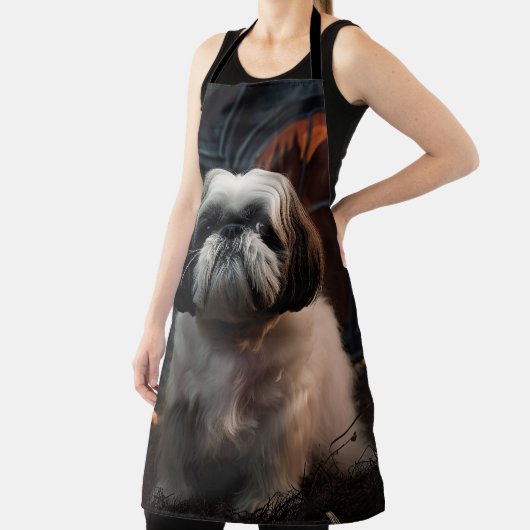 Shih Tzu Halloween Beängstigend Schürze (InSitu)