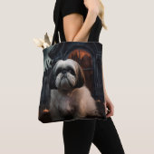 Shih Tzu Halloween Beängstigend Tasche (Von Nahem)