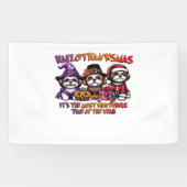 Shih Tzu Halloween Erntedank Weihnachtsklassiker Banner (Horizontal)