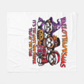 Shih Tzu Halloween Erntedank Weihnachtsklassiker Fleecedecke (Vorderseite (Horizontal))