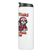 Shih Tzu Halloween Erntedank Weihnachtsklassiker Thermosbecher (Nach rechts gedreht)