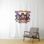 Shih Tzu Halloween Erntedank Weihnachtsklassiker Wandteppich (Beispiel)