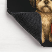 Shih Tzu Halloween Pumpkin Dog Costume Family Matc Mousepad (Ecke)
