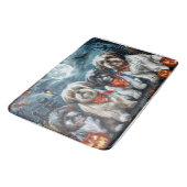 Shih Tzu Halloween Spooky Badematte (Schrägansicht)