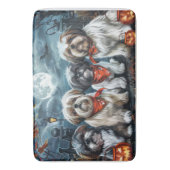 Shih Tzu Halloween Spooky Badematte (Vorderseite Vertikal)