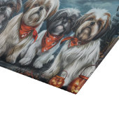 Shih Tzu Halloween Spooky Schneidebrett (Ecke)