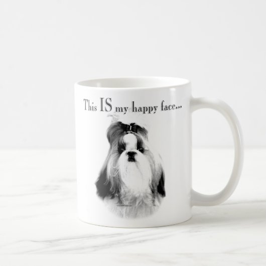 Shih Tzu Happy Face Kaffeetasse (Rechts)
