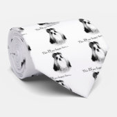 Shih Tzu Happy Face Krawatte (Gerollt)