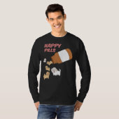 Shih Tzu Happy Pills Shih Tzu Dog T-Shirt (Vorne ganz)