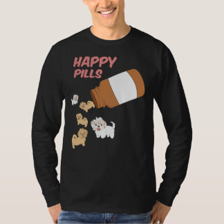 Shih Tzu Happy Pills Shih Tzu Dog T-Shirt