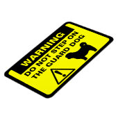 Shih Tzu Humore Guard Hundeschwarnung Magnet (Linke Seite)