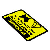 Shih Tzu Humore Guard Hundeschwarnung Magnet (Rechte Seite)