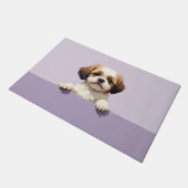 Shih Tzu Hund Fußmatte Kunst (Schrägansicht)