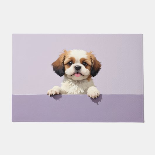 Shih Tzu Hund Fußmatte Kunst (Vorderseite)