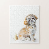 Shih Tzu Hund Jigsaw Puzzle (Vertikal)
