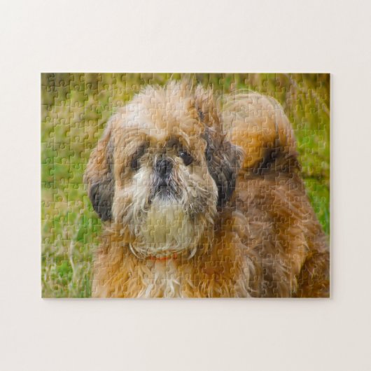 Shih Tzu Hund Jigsaws. Puzzle (Horizontal)