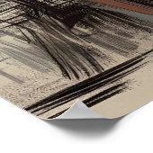 Shih Tzu Hund Kunstposter Poster (Ecke)