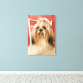 Shih-tzu-Hund Leinwanddruck (Insitu (Holzboden))