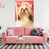 Shih-tzu-Hund Leinwanddruck (Insitu (Wohnzimmer))