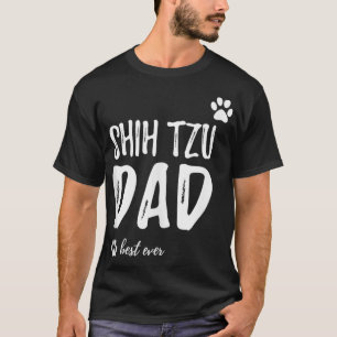 Shih Tzu Hund Papa Lustiges Hunde Liebhaber Gesche T-Shirt
