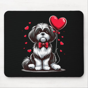 Shih Tzu Hund Valentinstag Hundebesitzer Valentins Mousepad