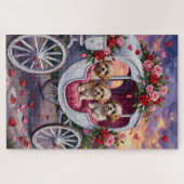 Shih Tzu Hund Valentinstag Puzzle (Horizontal)