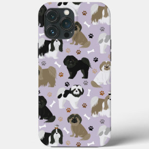 Shih Tzu Hunde Paws and Bones Case-Mate iPhone Cas Hülle