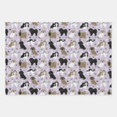 Shih Tzu Hunde Paws and Bones Geschenkpapier Set (Vorderseite 3)