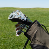 Shih Tzu Hunde Paws and Bones Golf Headcover (In SItu)