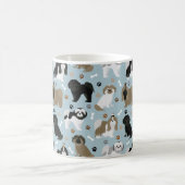 Shih Tzu Hunde Paws and Bones Kaffeetasse (Mittel)