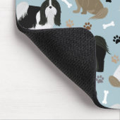 Shih Tzu Hunde Paws and Bones Mousepad (Ecke)