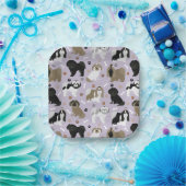 Shih Tzu Hunde Paws and Bones Paper Tellers Pappteller (Party)