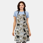 Shih Tzu Hunde Paws and Bones Schürze (Getragen)