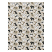 Shih Tzu Hunde Paws and Bones Tischdecke (Vorderseite)