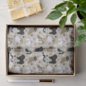 Shih Tzu Hunde Paws and Bones Tissue Seidenpapier (Geschenk)