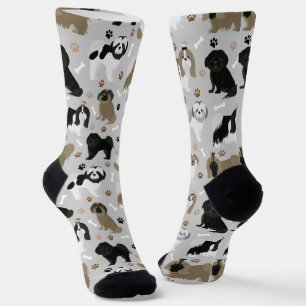 Shih Tzu Hunde Paws & Bones Socks Socken
