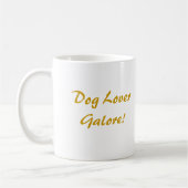 Shih Tzu, Hundeliebhaber reichlich! Kaffeetasse (Links)