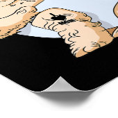 Shih Tzu I Liebe Mama Tattoo Dog Funny Mother Day Poster (Ecke)