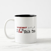Shih Tzu (I Liebe) Tasse (Links)