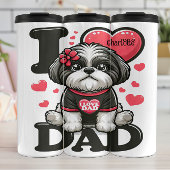 Shih Tzu: Ich Liebe Vater! Thermosbecher