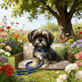 Shih Tzu im Garten Poster 