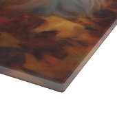 Shih Tzu im Herbst Leaves Fall Inspiriert Schneidebrett (Ecke)