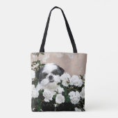 Shih Tzu in den Rosen Tasche (Rückseite)