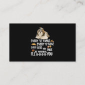 Shih Tzu jeden Snack, den Sie machen jedes Essen, Begleitkarte (Vorderseite)