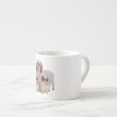 Shih-tzu-Kaffee-Tasse Espressotasse (Vorderseite Rechts)