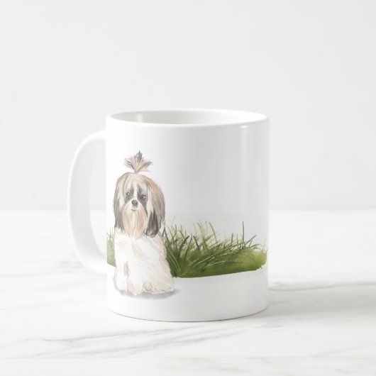 Shih Tzu Kaffeetasse (Vorderseite Links)